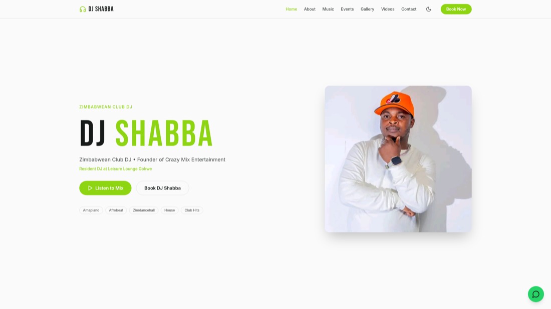 DJ Shabba website