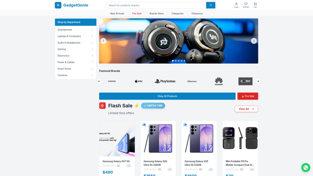 Gadget Genie website