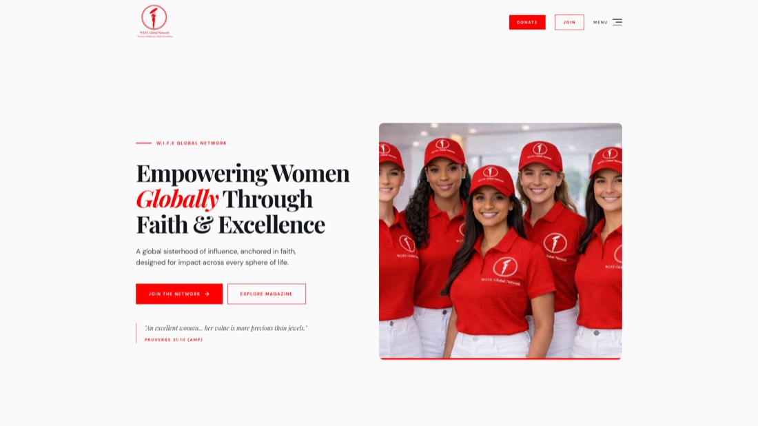 WIFE Global Network website