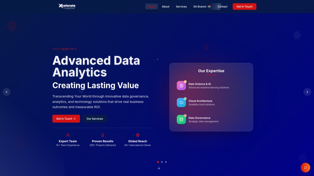 Xcelerate Tech website
