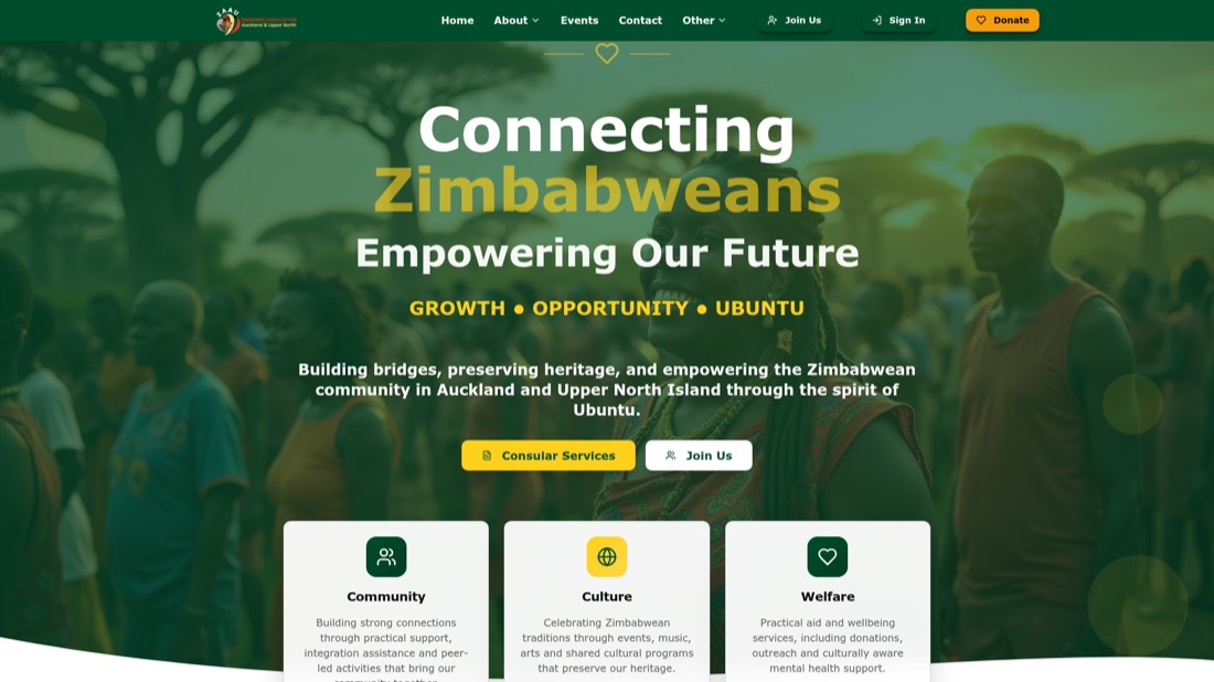 Zimbabweans NZ website